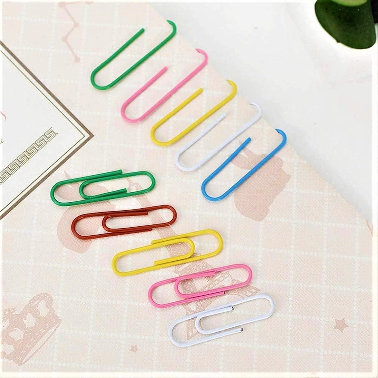 8859 MultiPurpose Assorted Color Coated Paper Clips, Assorted Sizes, Durable & Rustproof, Colored Paper Clips for Paperwork, DIY Work, classify Documents, Bookmark, Snacks Bag Clips, Suitable for Home, School, Office (Approx 28 Pcs) 8859 MultiPurpose Assorted Color Coated Paper Clips, Assorted Sizes, Durable & Rustproof, Colored Paper Clips for Paperwork, DIY Work, classify Documents, Bookmark, Snacks Bag Clips, Suitable for Home, School, Office (Approx 28 Pcs)
